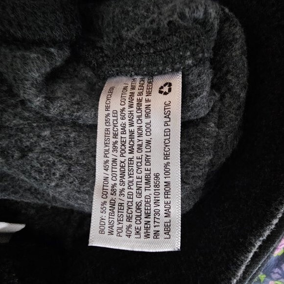 Goodfellow Tapered Fleece Cargo Jogger Pants Gray - Picture 9 of 11